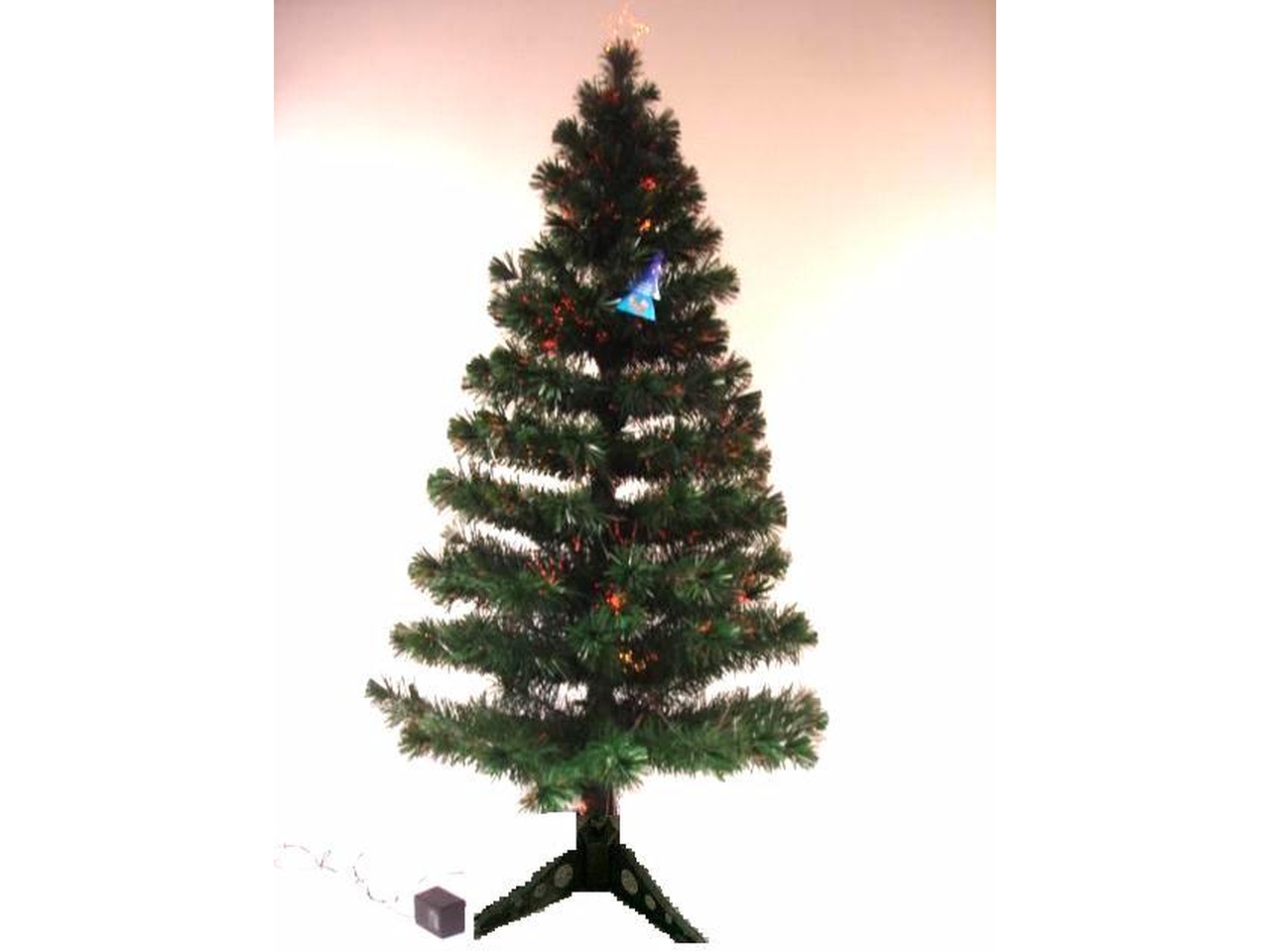 ALBERO 150CM VERDE C/FIBRE OTTICHE MULTICOLOR