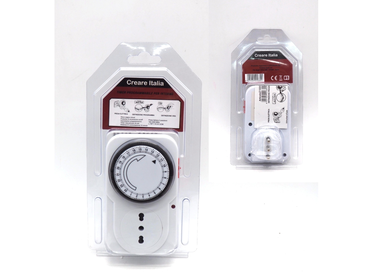 TIMER PROGRAMMABILE PER INTERNO 11,5CM