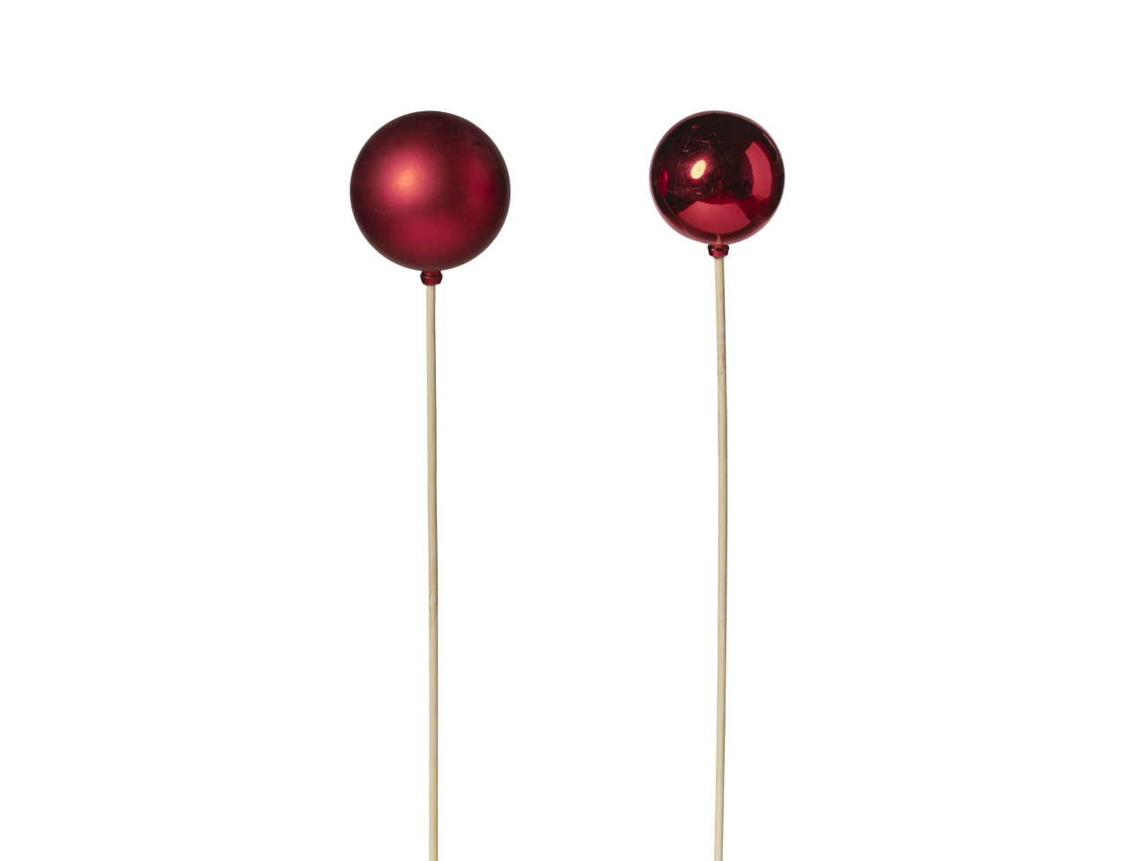 PALLINE/STICK D.5/6CM L.50CM 253 ROSSO 24pz 1NRM2R
