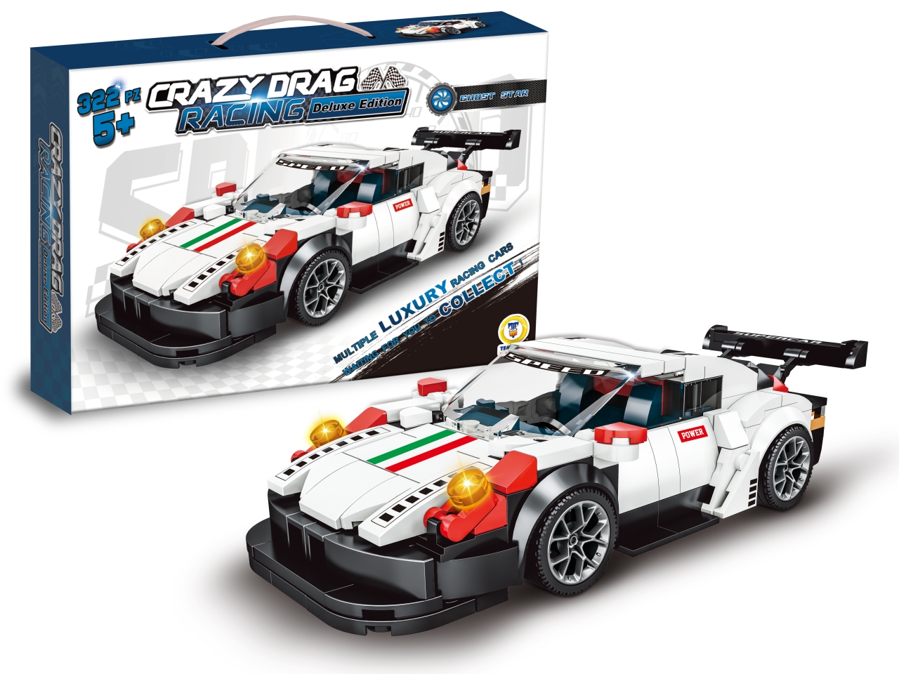 COSTRUZIONI CLICK CLACK RACING CAR 322PZ 80927