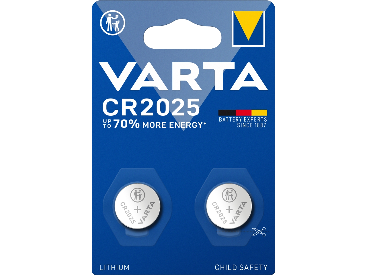 VARTA PILA CR2025 2PZ 6025101402