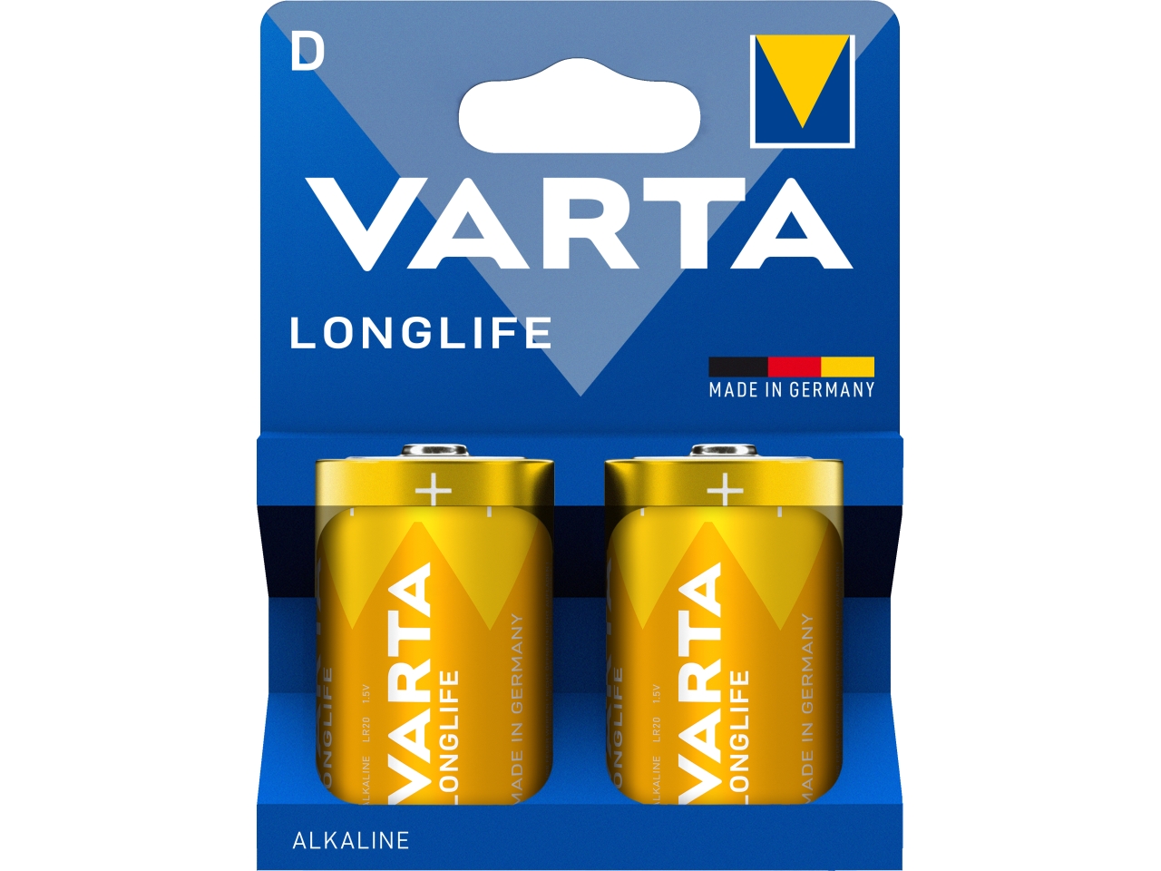 VARTA LONGLIFE TORCIA D 2PZ 4120101422