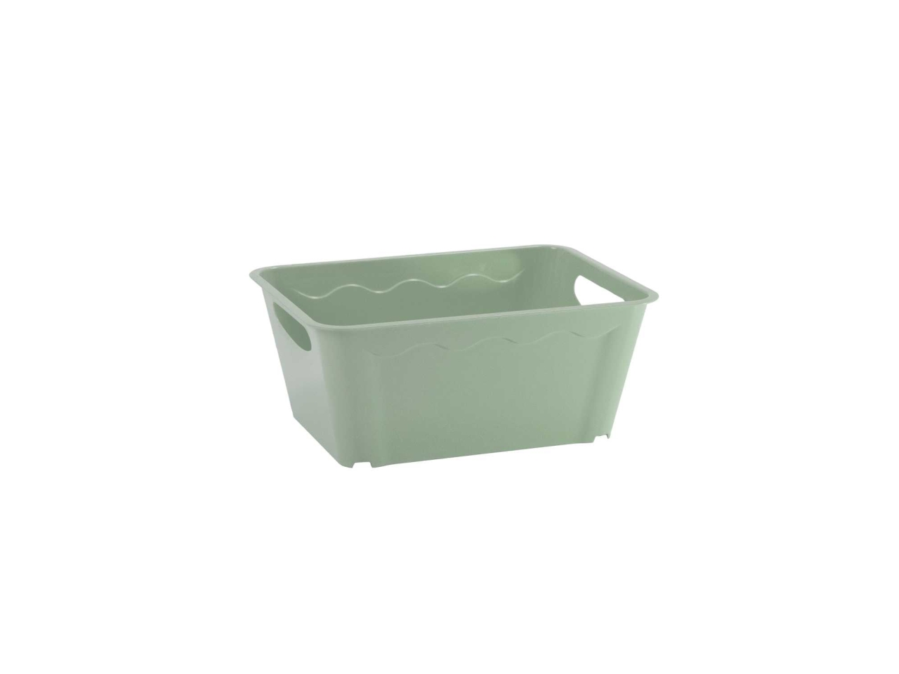 CESTINO VULCANO M 36x26x15hCM ACQUAMARINA 19162