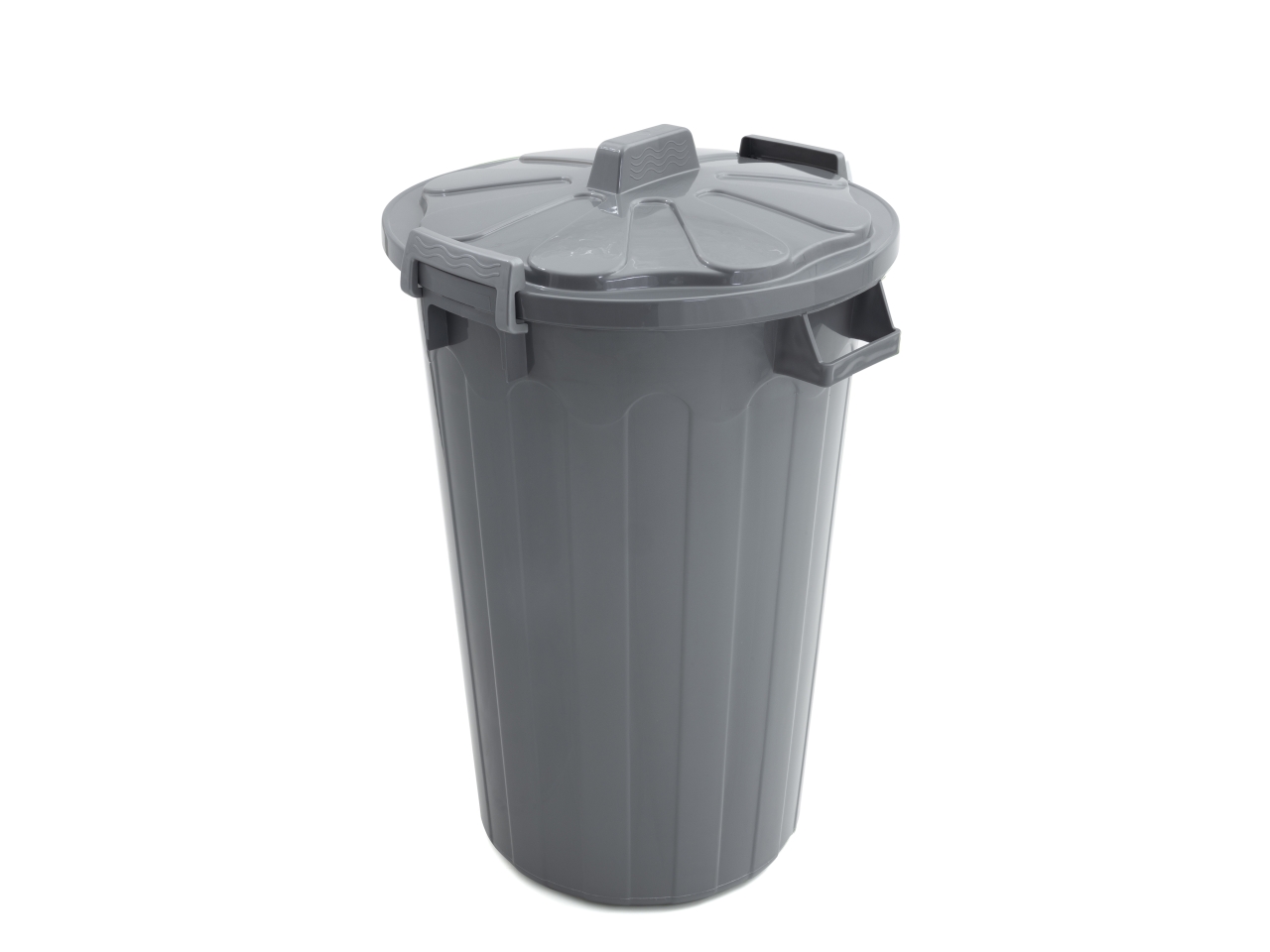 BIDO’ VULCANO MAXI CON COP.80LITRI SILVER 7971