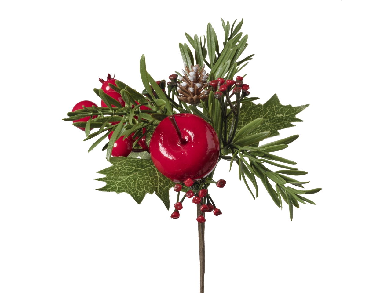 RAMO NATALIZIO 22CM 12PZ/POLYBAG 253 ROSSO 1NRM22R RAMO NATALIZIO 22CM 12PZ/POLYBAG 253 ROSSO 1NRM22R