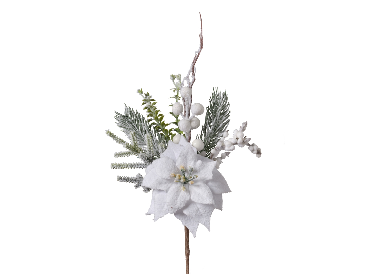 RAMETTO STELLA NAT.31CM BACCHE 304 BIANCO 1NHZ4351 RAMETTO STELLA NAT.31CM BACCHE 304 BIANCO 1NHZ4351