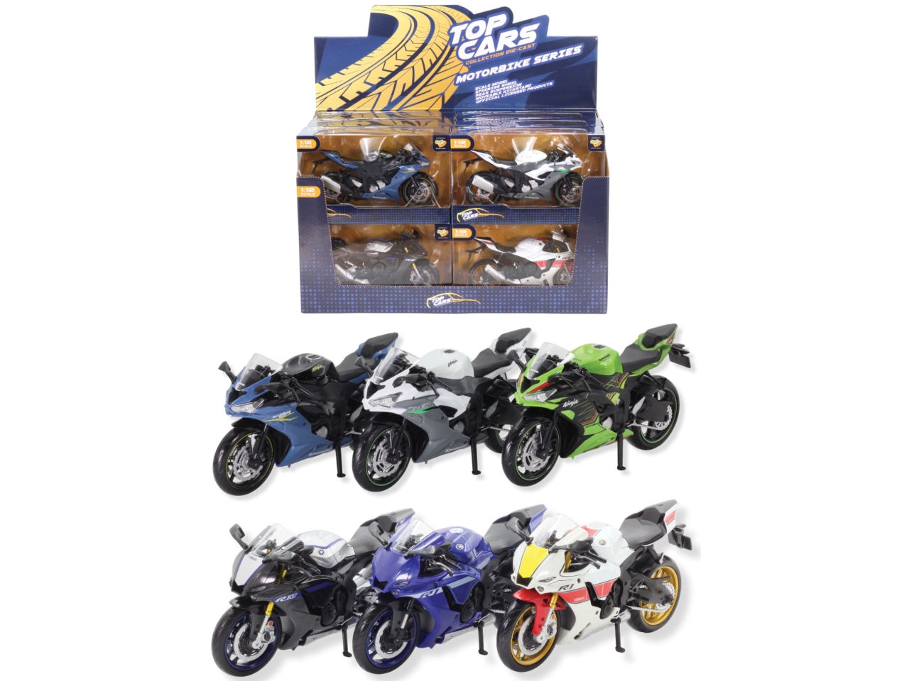 TOP CARS YAMAHA YZR-R1 2022 1:12 MOTO ASS.18244