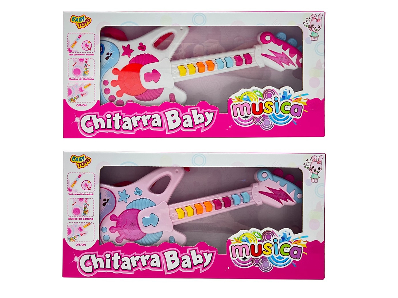 CHITARRA BABY BATTERIA MODELLI ASSORTITI 18290 CHITARRA BABY BATTERIA MODELLI ASSORTITI 18290