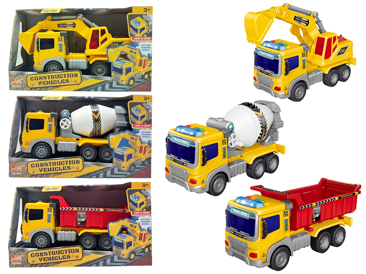 CAMION LAVORI STRADALI FRIZ.C/LUCI SUONI ASS.18130