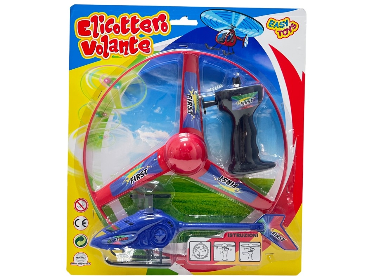 ELICOTTERO VOLANTE CON LANCIATORE 18259