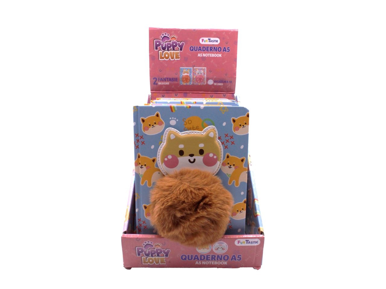 QUADERNO A5 POMPOM CANE/GATTO CREAS209 QUADERNO A5 POMPOM CANE/GATTO CREAS209