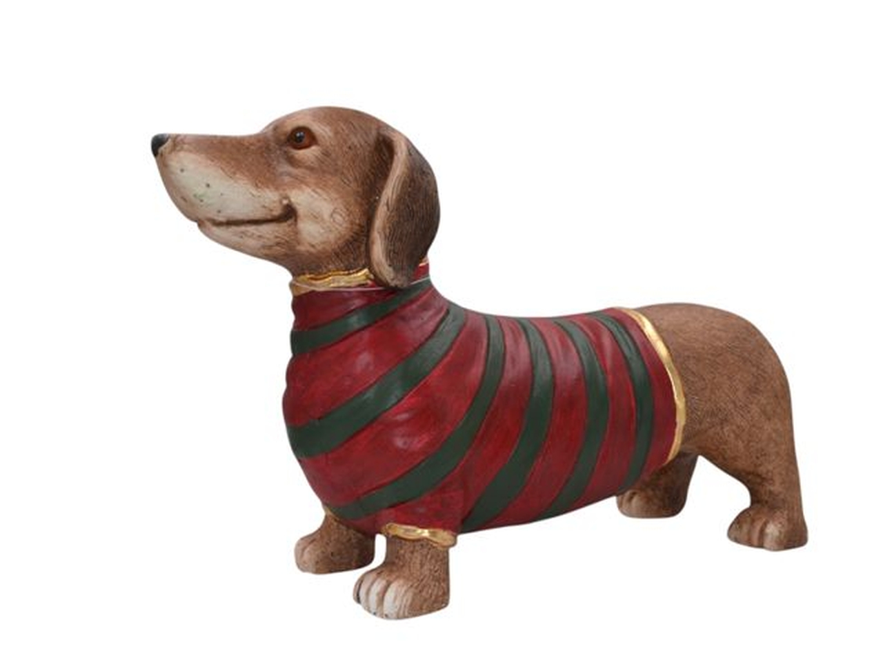 CANE BASSOTTO 50CM IN CERAMICA A401