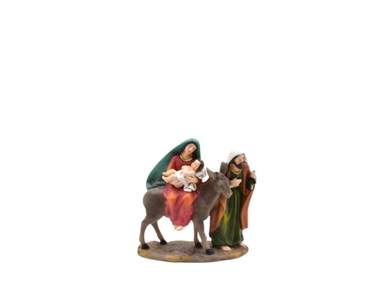 NATIVITA’ 16X16CM IN RESINA COLORATA LP65769