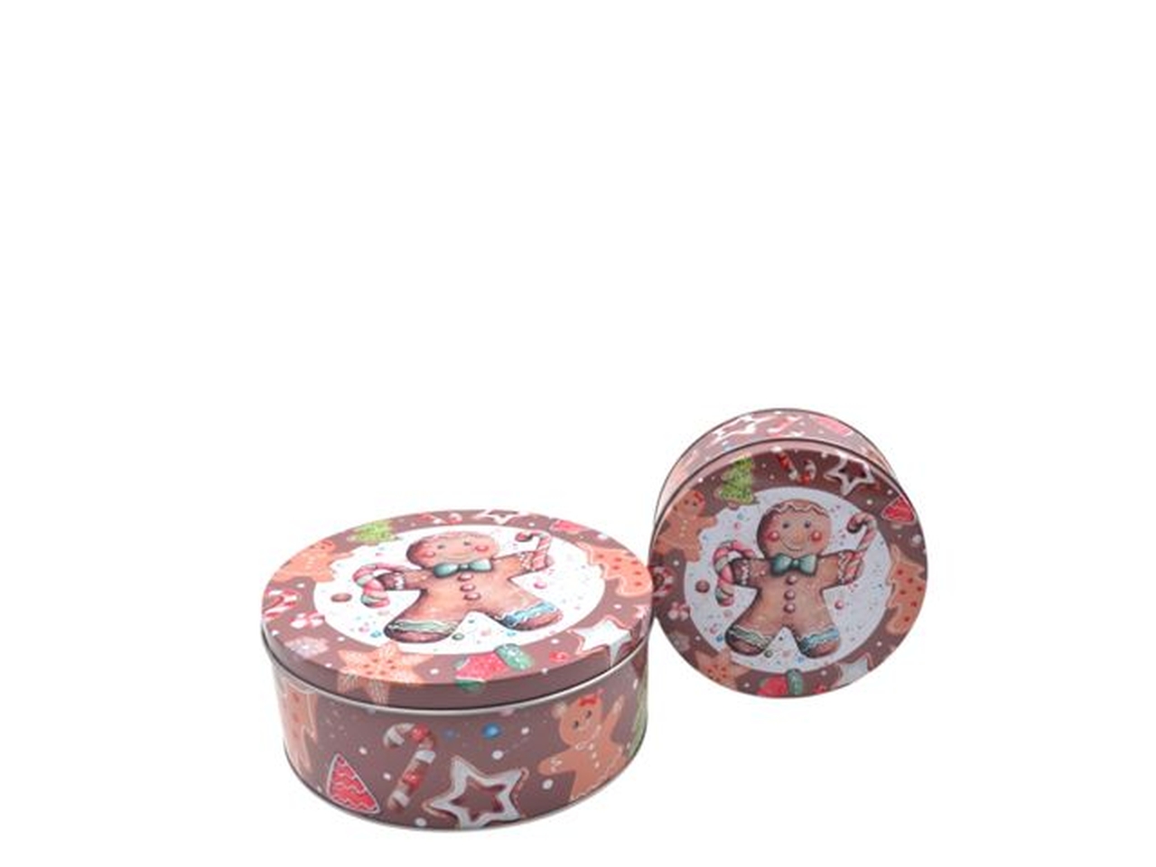 SET SCATOLE BISCOTTO IN METALLO P304