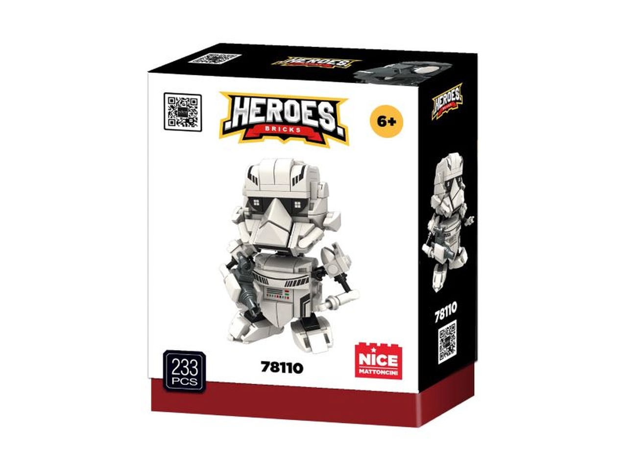 HEROES BRICKS WHITE SOLDIER 78110