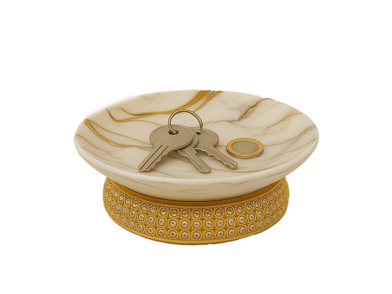 SVUOTATASCHE EFFETTO MARMO GOLD 25012MG