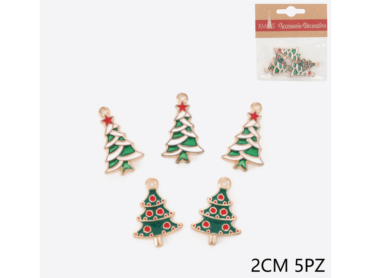 CIONDOLO ALBERO 2CM 5PZ CIONDOLO ALBERO 2CM 5PZ