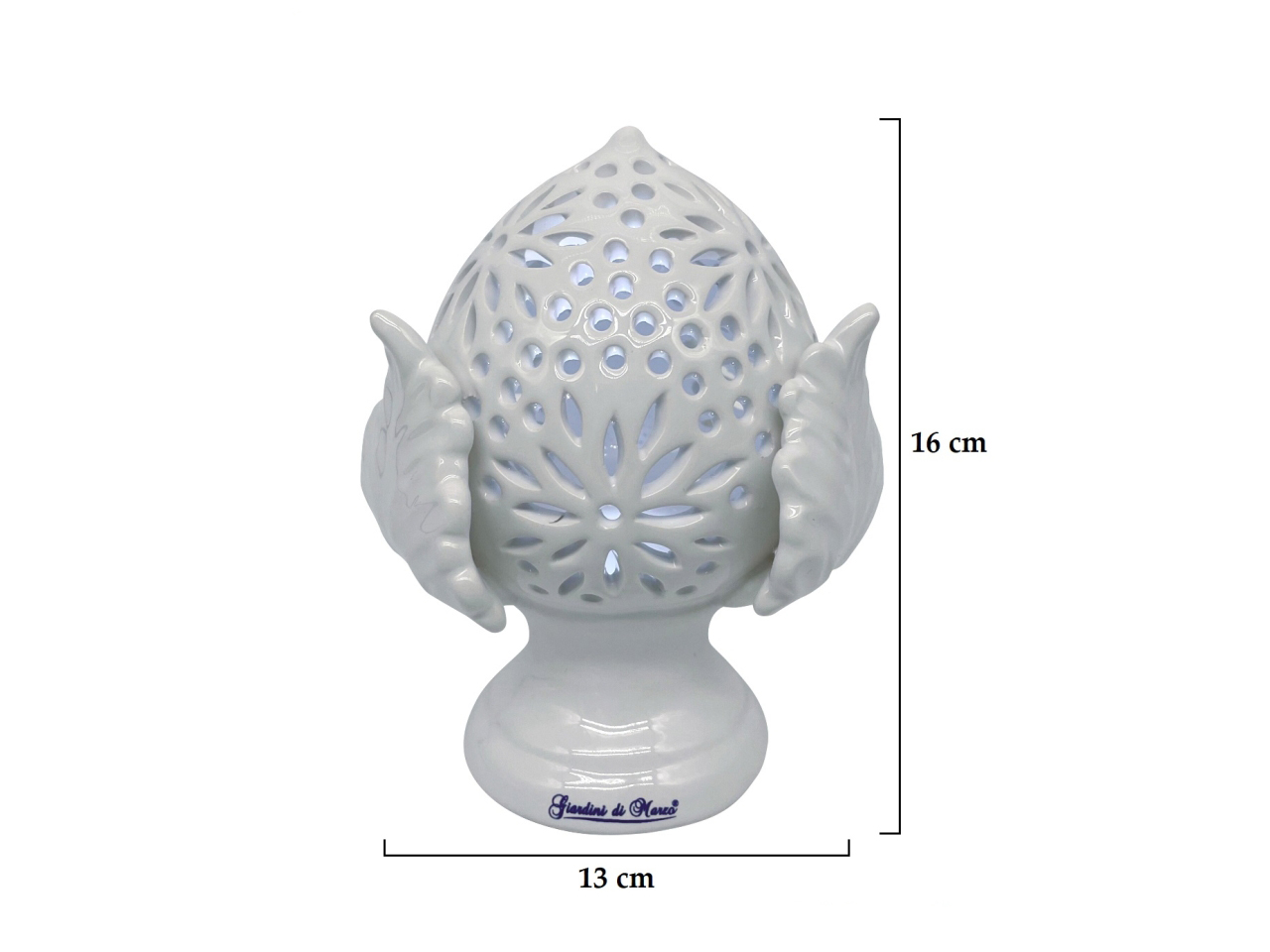 PUMO GRANDE BIANCO FORATO H.16CM PCL205 PUMO GRANDE BIANCO FORATO H.16CM PCL205