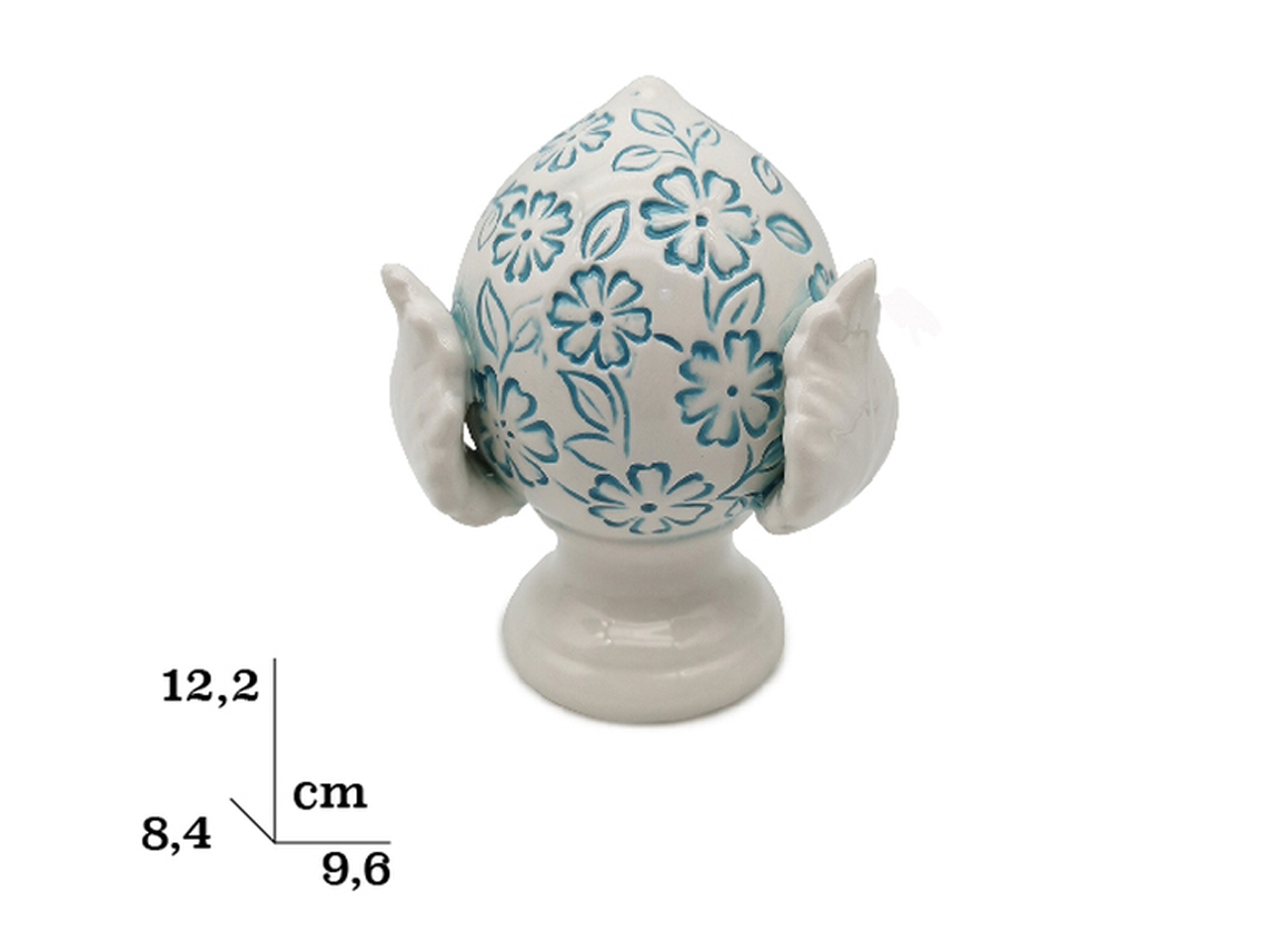 PUMO MEDIO CON FIORI AZZURRI PCL371 PUMO MEDIO CON FIORI AZZURRI PCL371