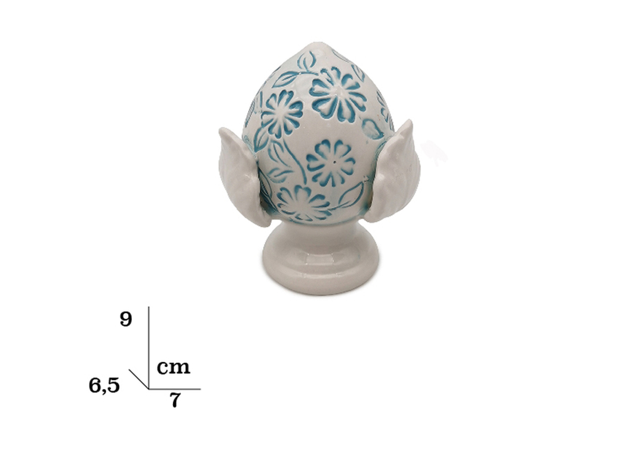 PUMO PICCOLO CON FIORI AZZURRI PCL372 PUMO PICCOLO CON FIORI AZZURRI PCL372