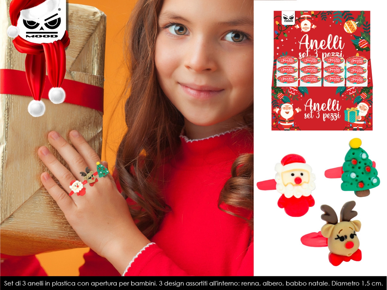 ANELLI BIJOUX NATALIZI 3PZ XT2920