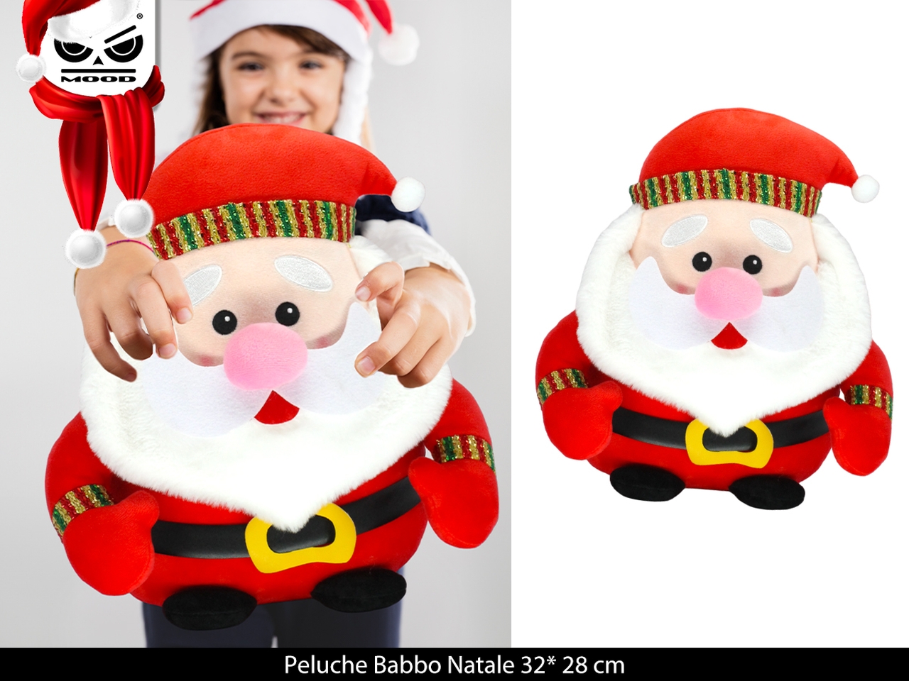 BABBO NATALE PELUCHE XT3042