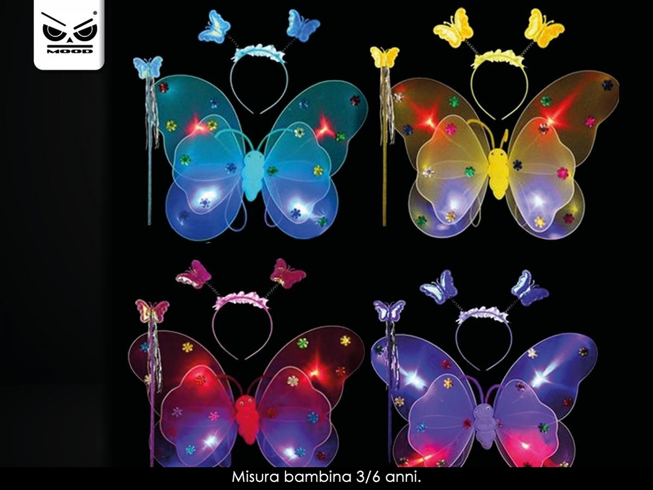 ALI FARFALLA LUMINOSA 3PZ ASS. ST5173 ALI FARFALLA LUMINOSA 3PZ ASS. ST5173