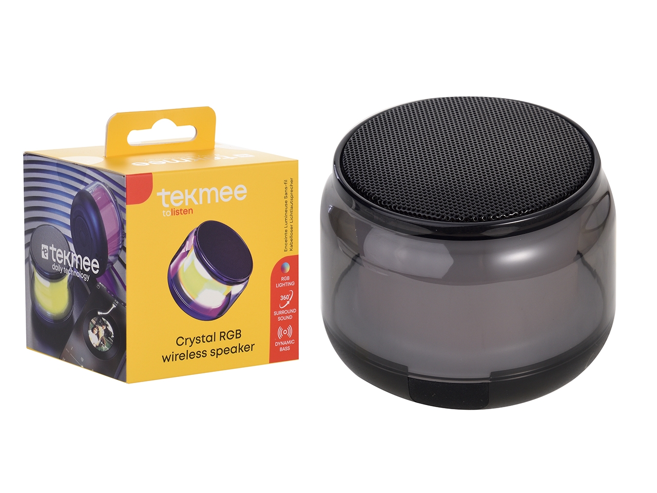 TEKMEE CRYSTAL RGB WIRELESS SPEAKER 40430178