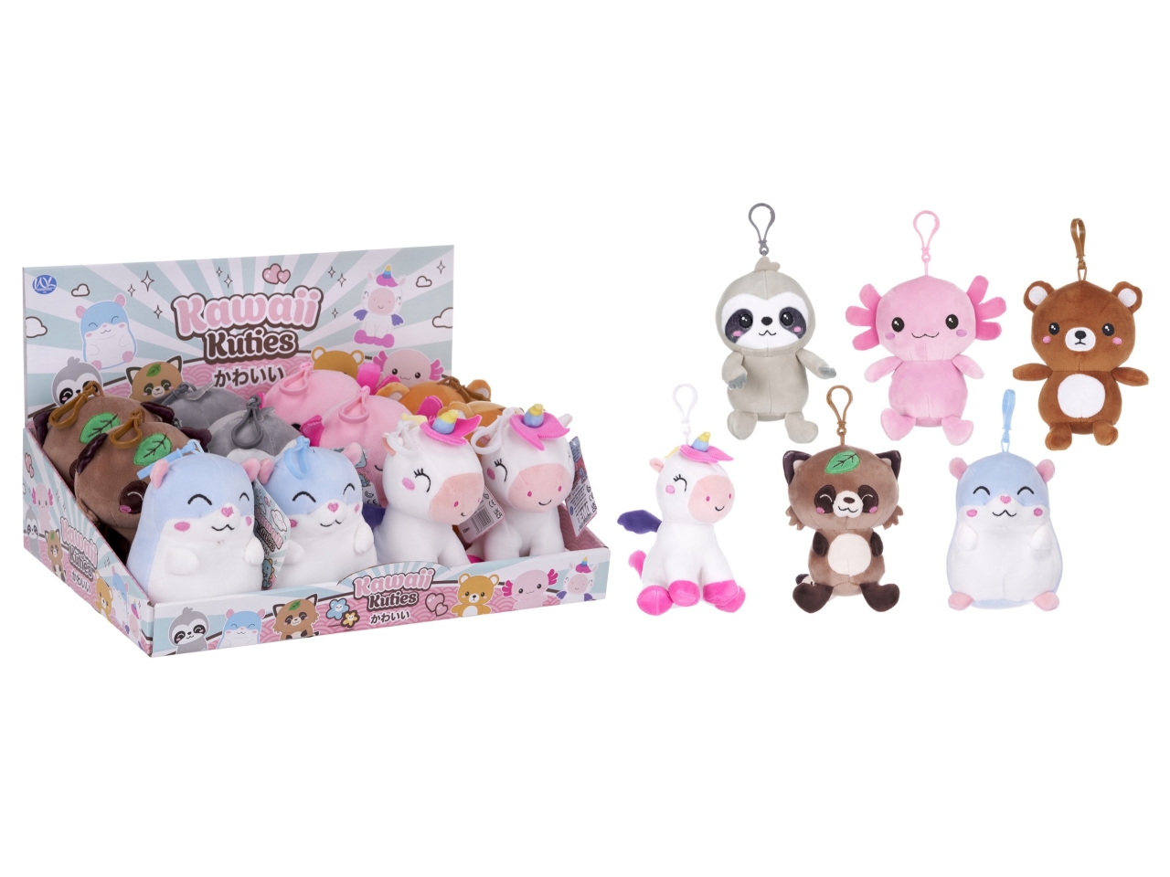 KAWAII KUTIES PELUCHE 12CM SUPER SQUISHY 49404
