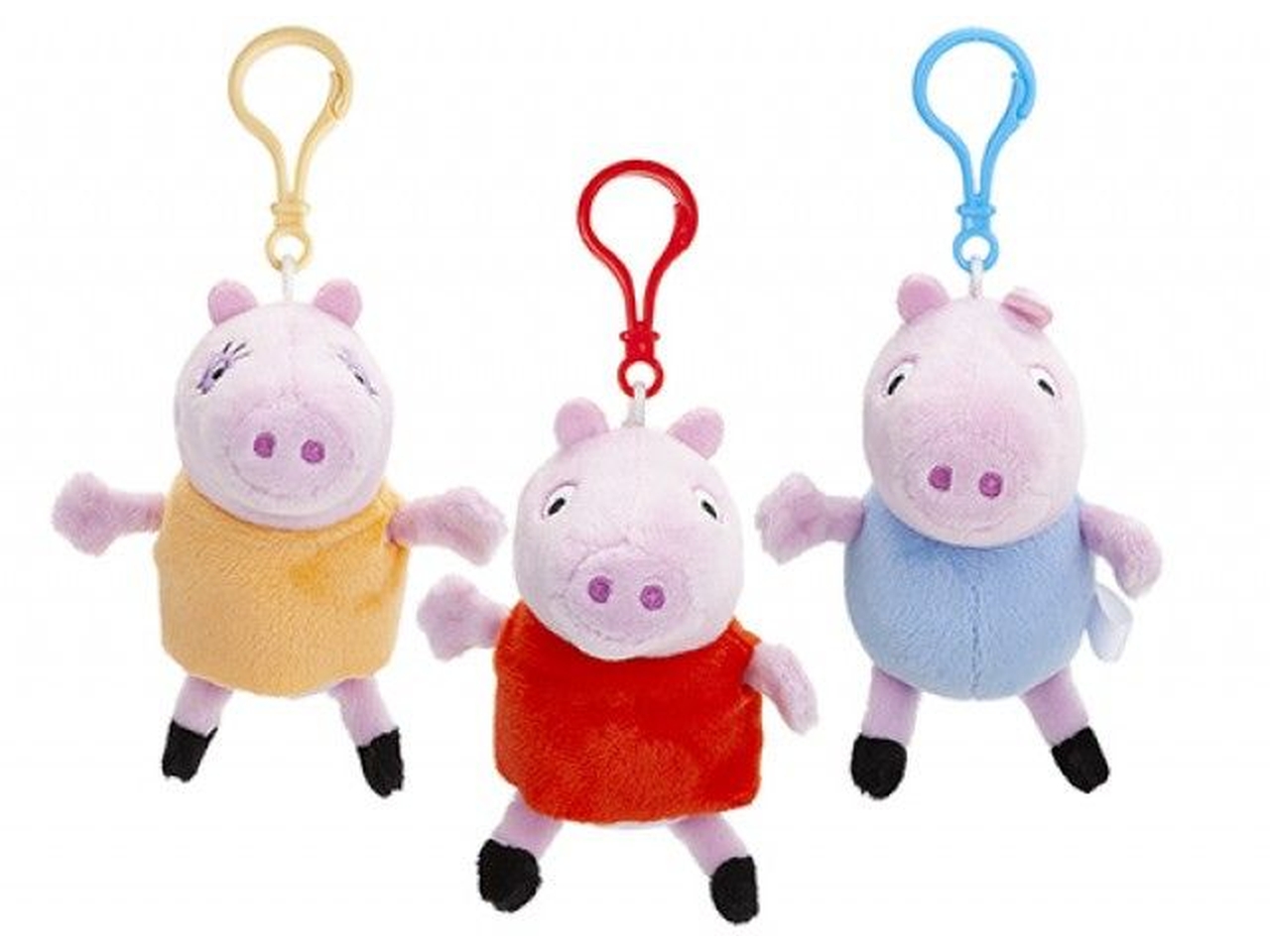 PEPPA PIG PORTACHIAVI 12CM CON BAGCLIP ASS 469063