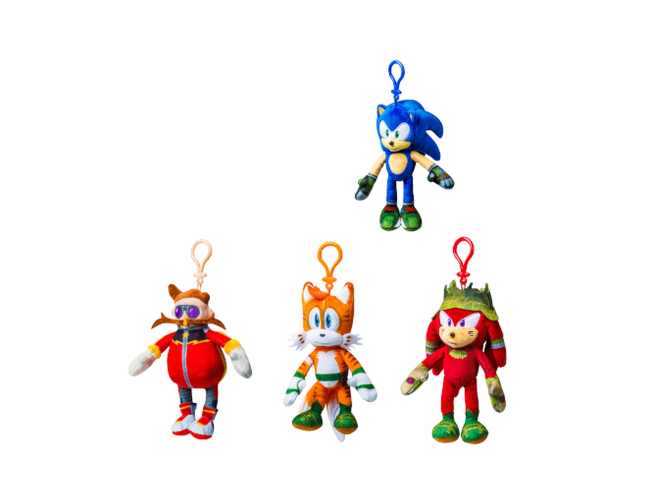 SONIC PELUCHE 10CM CON BAGCLIP ASS. 4342
