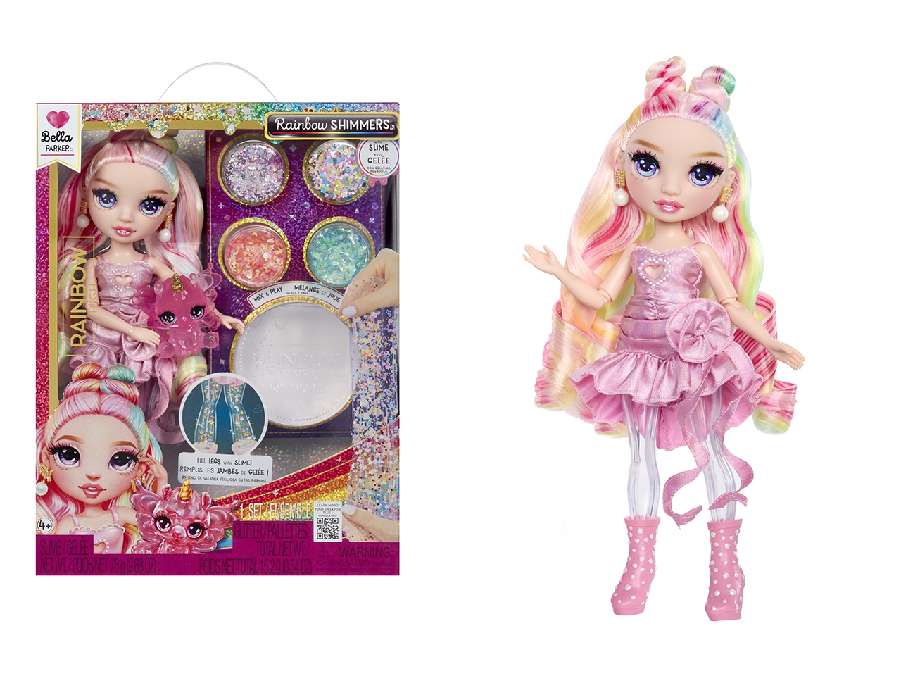 RAINBOW HIGH SHIMMERS WITH SLIME BELLA 122401