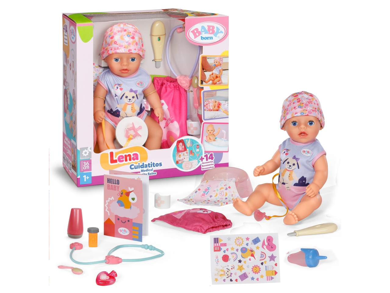 BABY BORN LENA DAL DOTTORE 36CM 840467