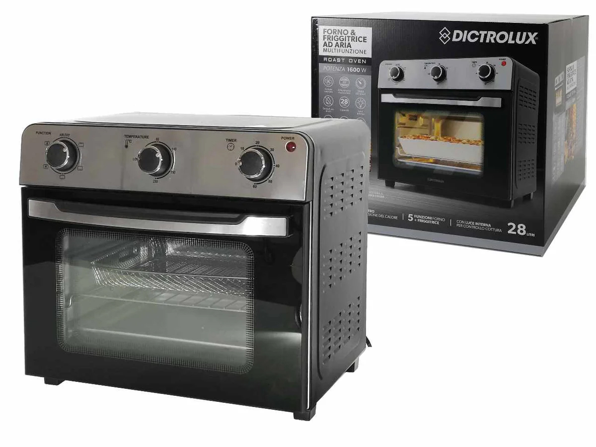 FORNO+FRIGGITRICE ARIA C.ROAST OVEN 28LT 877513