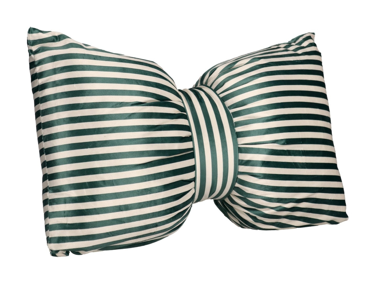 CUSCINO FIOCCO ATHEL A RIGHE VERDE 60X40CM 466996