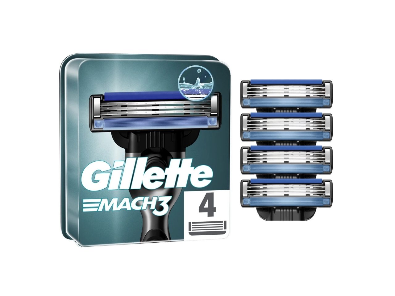 GILLETTE MACH3 RICARICHE X4 RT13972 $