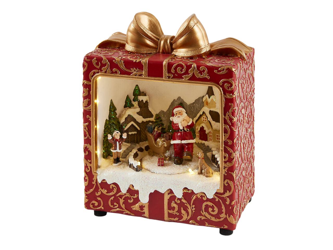 PACCO REGALO H.24CM C/MUSICA+MOV.+LED 8100883A442 PACCO REGALO H.24CM C/MUSICA+MOV.+LED 8100883A442