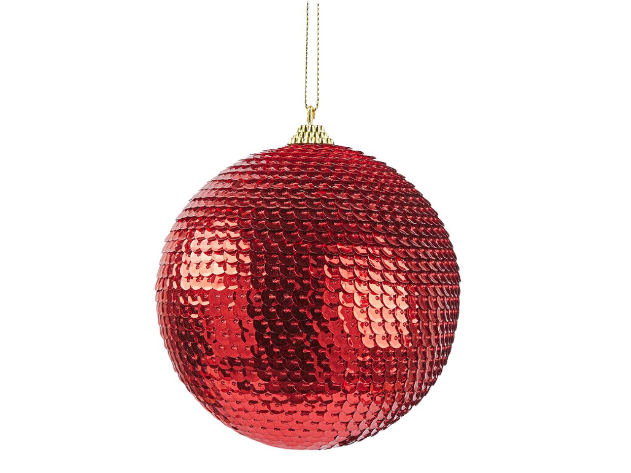 PALLA 10CM SQUAME ROSSA 6500022A400