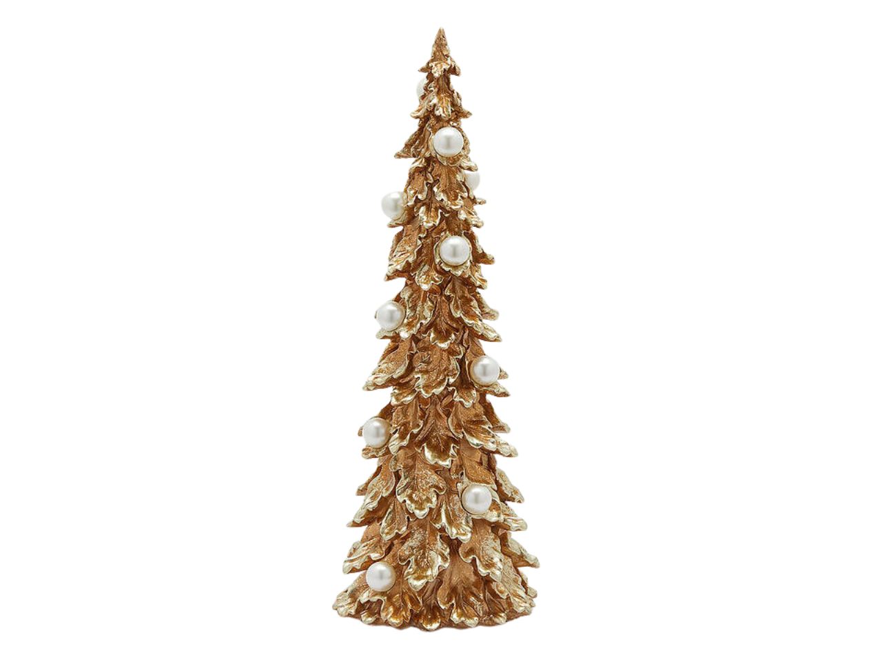 ALBERO 48CM ORO C/PERLE BIANCHE 8101209A010
