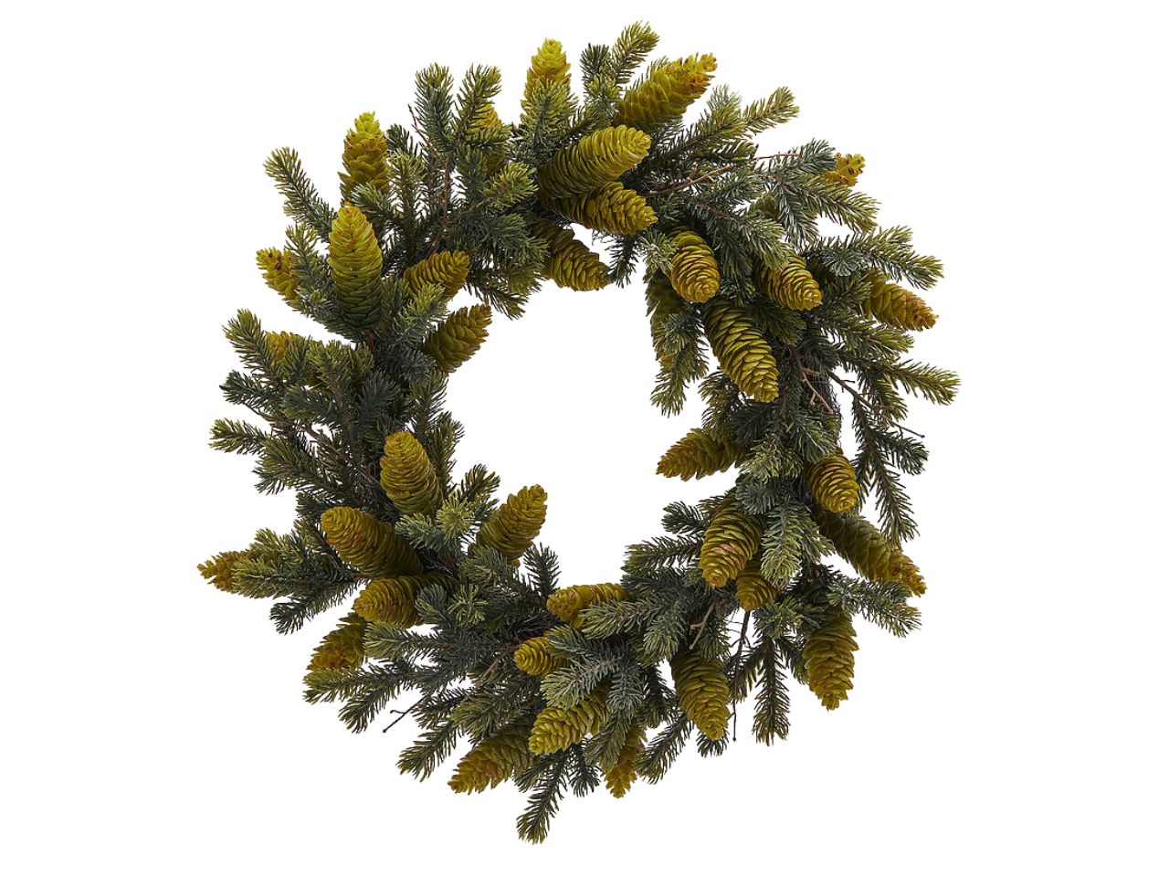 CORONA PINO 50CM C/PIGNE VERDE 6900074A700