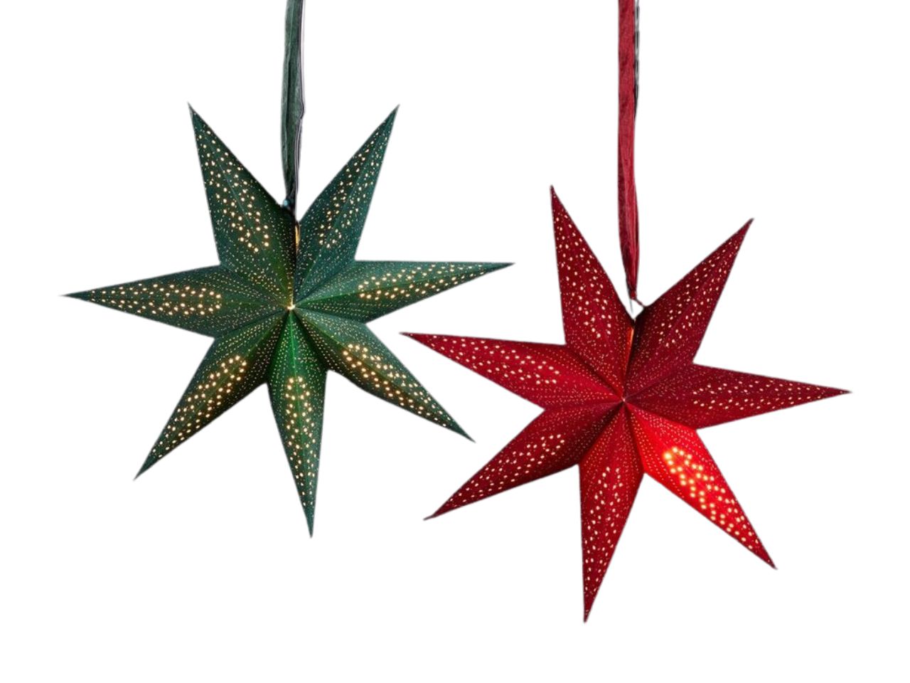 DECORAZIONE STELLA CARTA TRAFORATA ASS. 714710,740