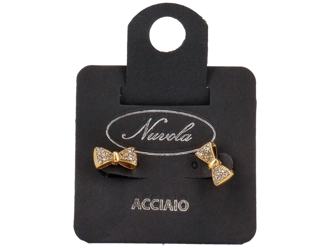 ORECCHINI FIOCCHETTO CON ZIRCONCINI