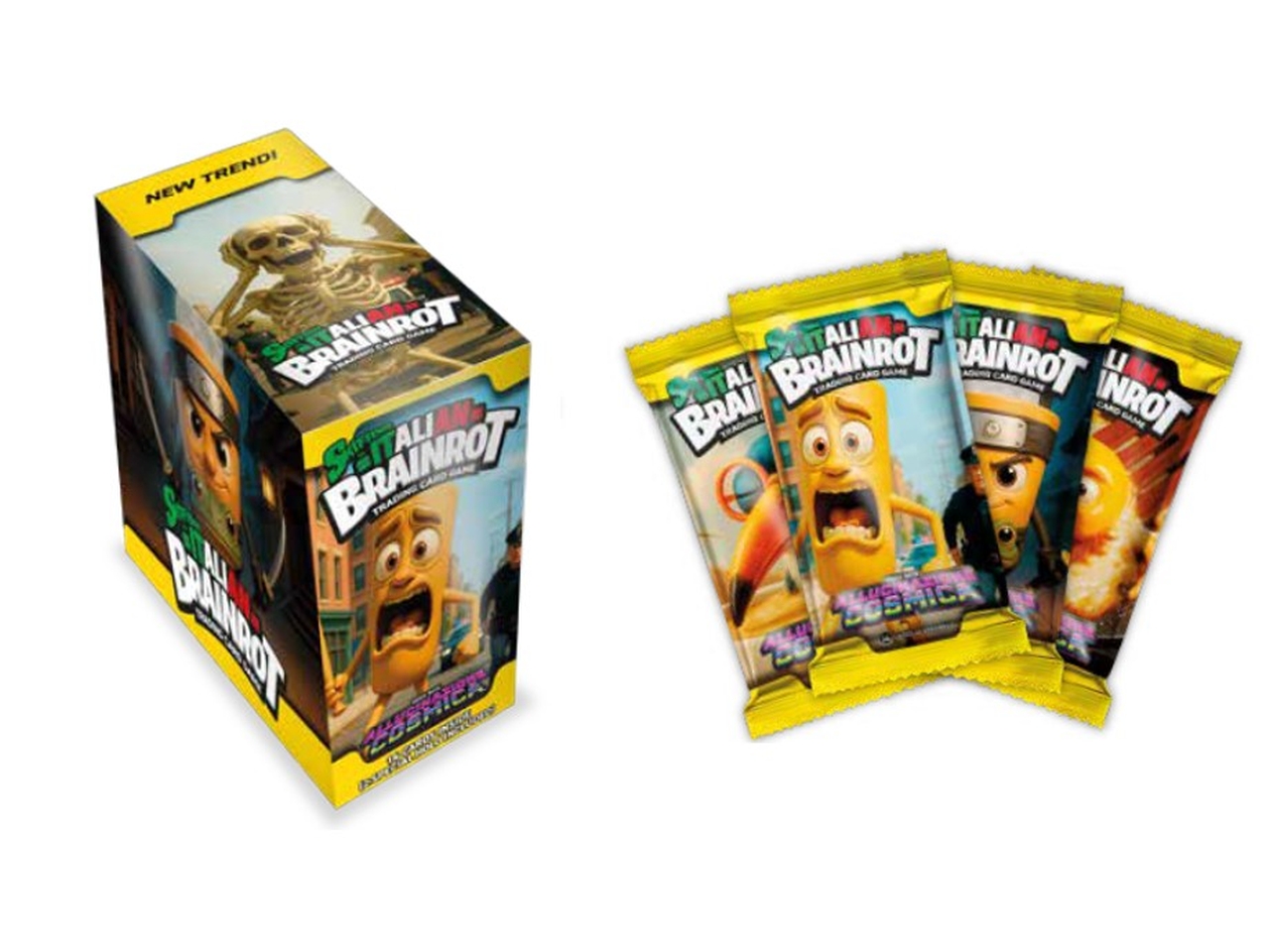 BRAINROT FLOWPACK 14 CARTE SERIE BETA AI DIP780011