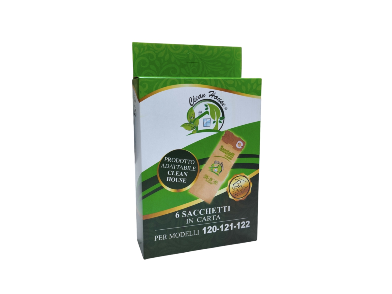 SACCHETTI CARTA ASPIRAP.FOLLETTO 6PZ VK120/121/122