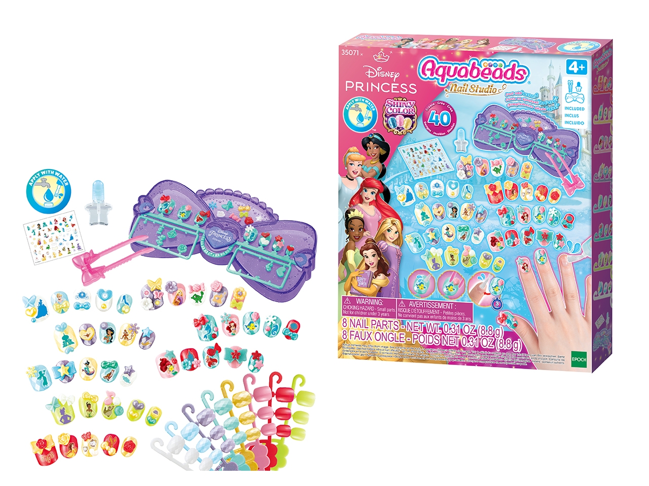 AQUABEADS DISNEY PRINCESS NAIL DESIGNER 35071