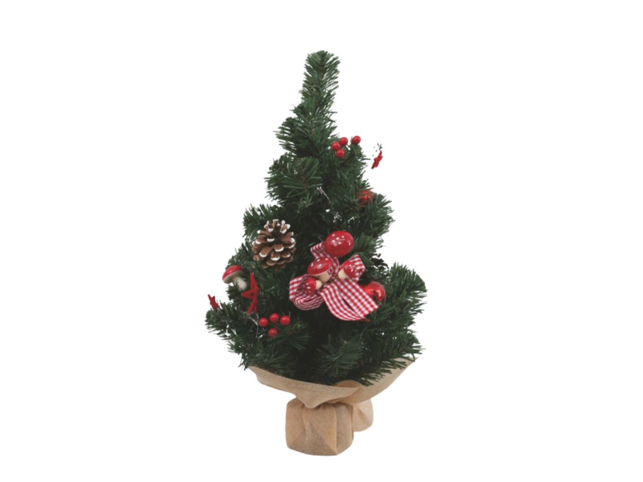 ALBERO 50CM VERDE C/FUNGHI/STELLE/PIGNE CEN-87947 ALBERO 50CM VERDE C/FUNGHI/STELLE/PIGNE CEN-87947
