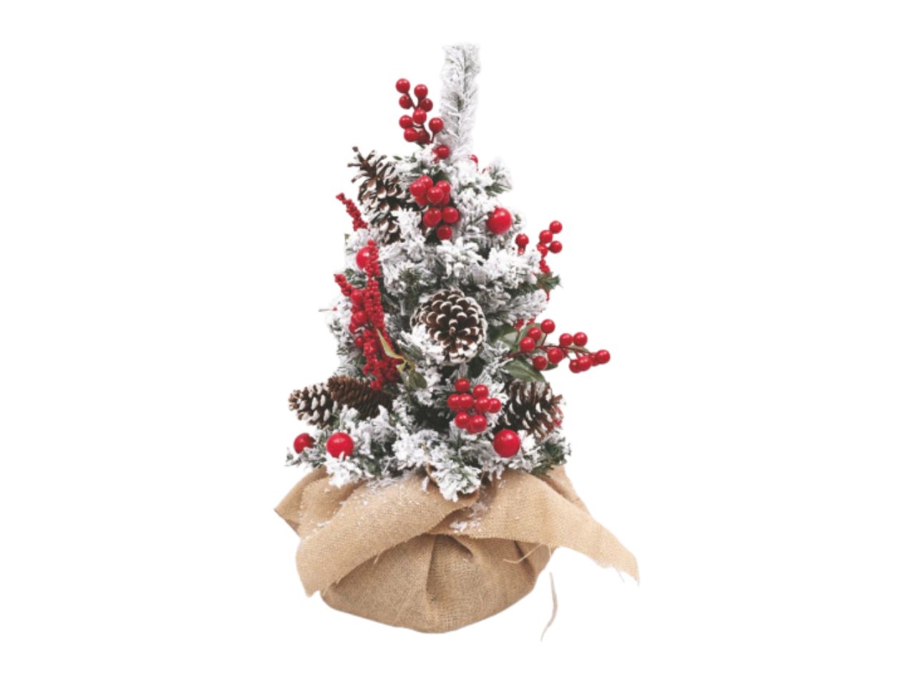 ALBERO INNEVATO 60CM C/BACCHE ROSSE CEN-88287 ALBERO INNEVATO 60CM C/BACCHE ROSSE CEN-88287