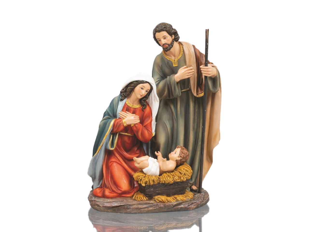 NATIVITA’RESINA 22,5X31CM SU BASE PR-24461 NATIVITA’RESINA 22,5X31CM SU BASE PR-24461