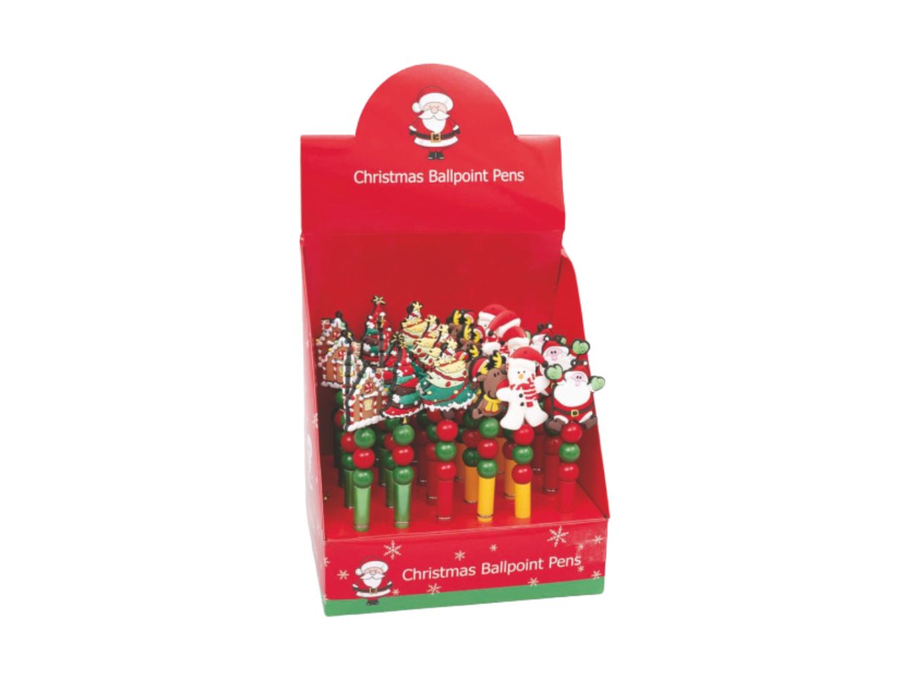 PENNA NATALIZIA 23CM C/DECORI GOMMA ASS. V-50574 PENNA NATALIZIA 23CM C/DECORI GOMMA ASS. V-50574