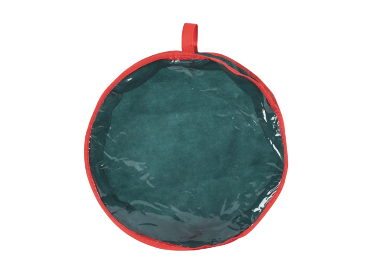 BOX PORTADECORI15X45CM ROSSA/VERDE C/MANIC.V-54554